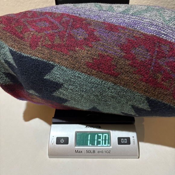 VTG Aztec Southwestern Women's Blanket Jacket Sz 2X Julia Klein Cotton Lined - Picture 13 of 13